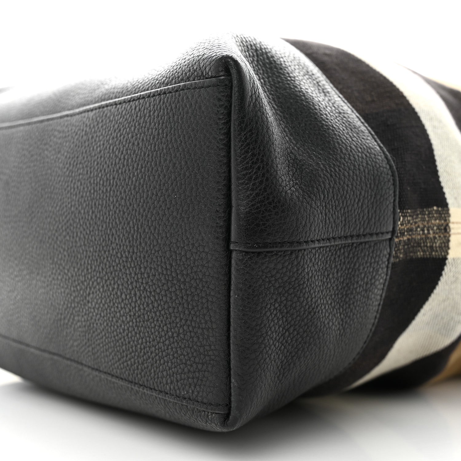 Burberry Canvas Check Armley Folding Messenger Black 11 of 12