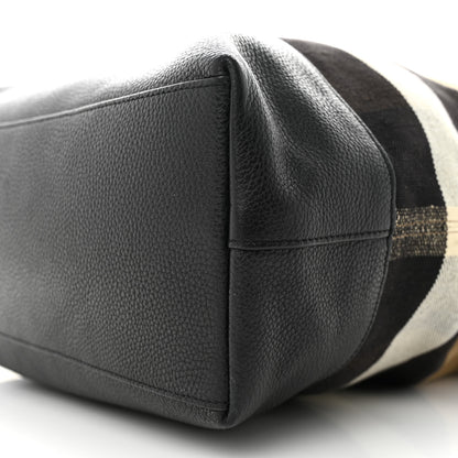 Burberry Canvas Check Armley Folding Messenger Black 11 of 12