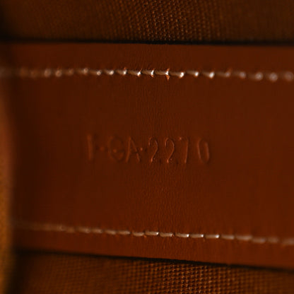 Celine Triomphe Canvas Calfskin Small Drawstring Bucket Bag Tan 8 of 11