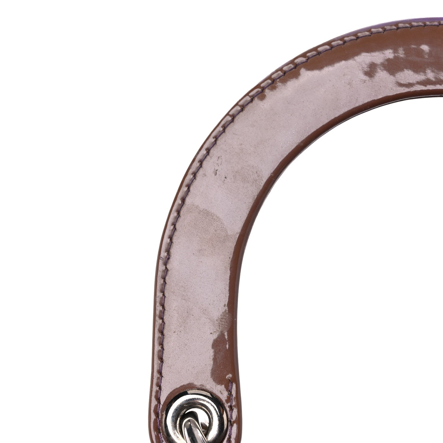 Christian Dior Patent Cannage Medium Lady Dior Brown 16 of 20