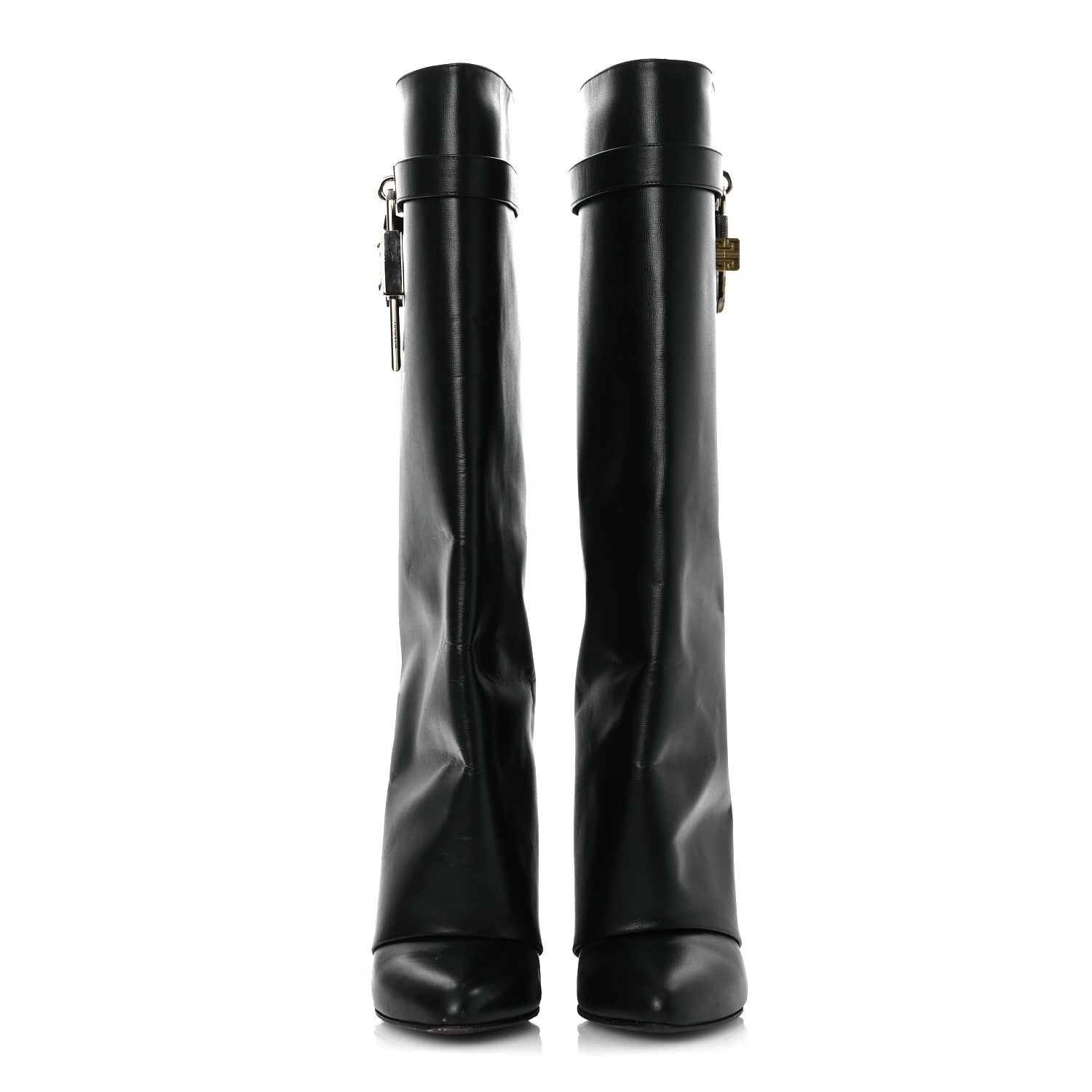 Givenchy Calfskin Shark Lock Pant Boots 36 Black 3 of 13