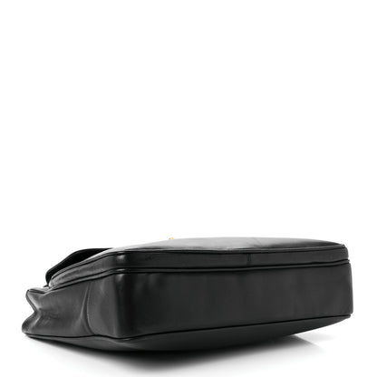 Chanel Lambskin Flap Shoulder Bag Black 4 of 9