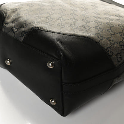 Gucci Crystal Monogram Bucket Tote Black 17 of 19