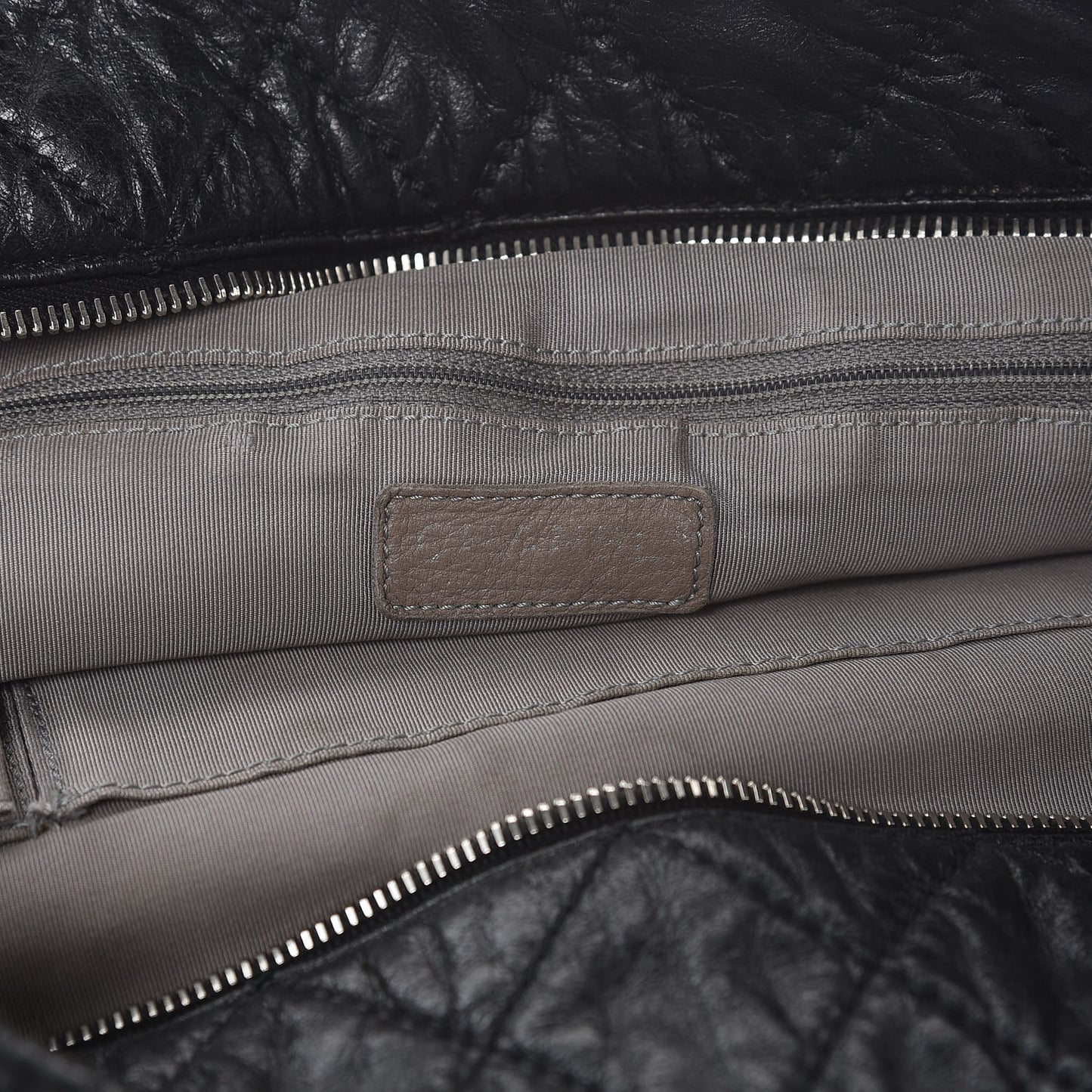 Aged Calfskin Oversized Reissue Overnight Tote Black