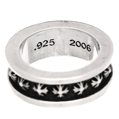 Chrome Hearts Sterling Silver Maltese Cross Band Ring 53 6.5 5 of 5