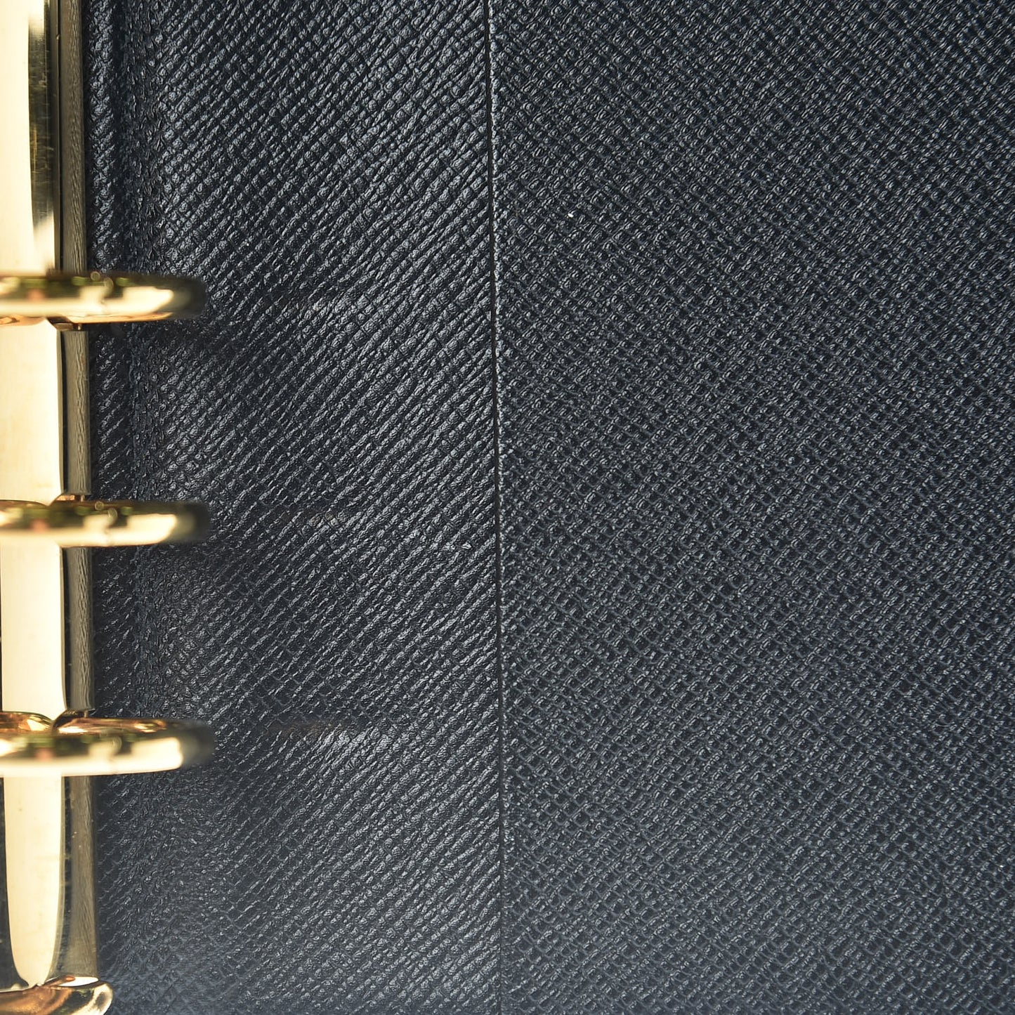 Epi Medium Ring Agenda Cover Black