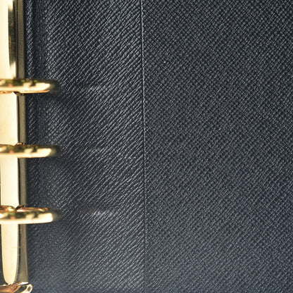Louis Vuitton Epi Medium Ring Agenda Cover Black 8 of 9