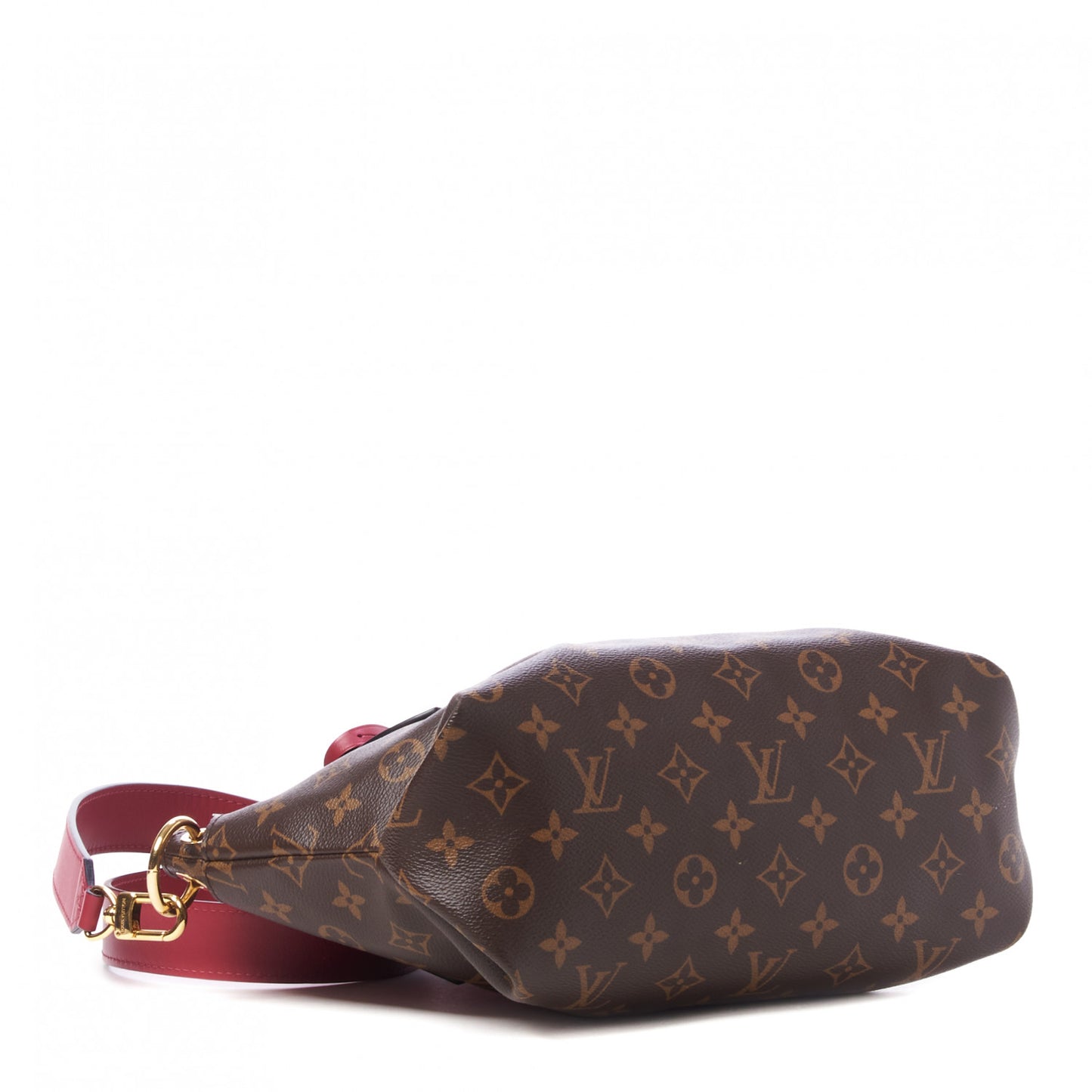 Monogram Flower Zipped Tote PM Lie de Vin