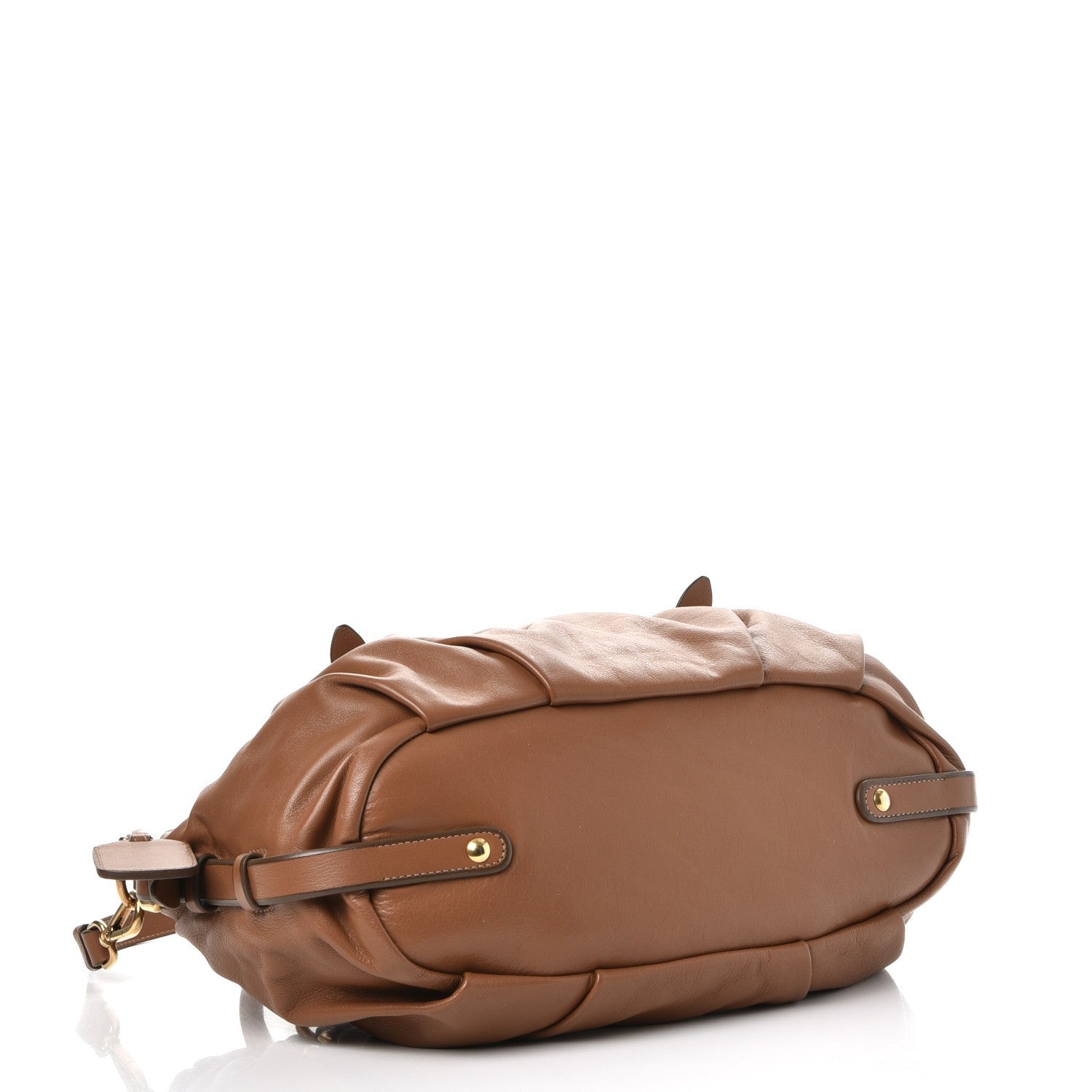 Prada Soft Calf Tote Caramel 5 of 9