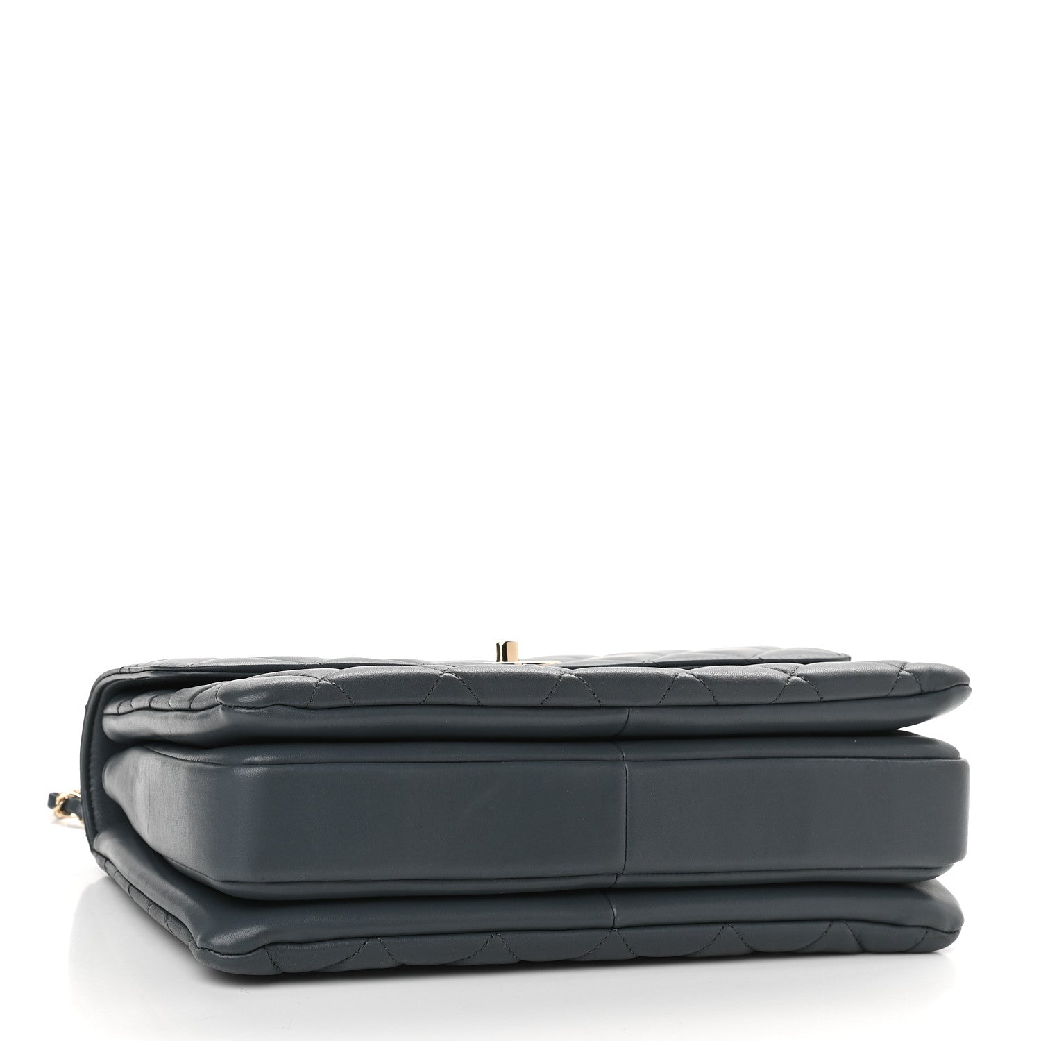 Chanel Lambskin Quilted Medium Trendy CC Flap Dual Handle Bag Dark Grey 4 of 10