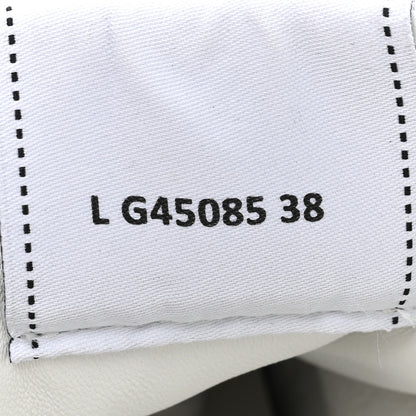 Chanel Calfskin Womens CC Logo Sneakers 38 White 8 of 9