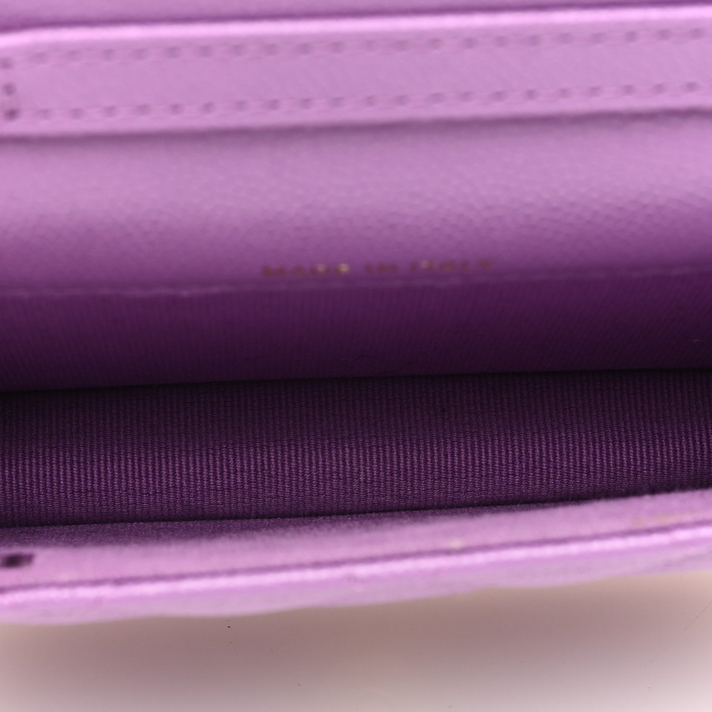 Caviar Quilted Mini Chain Bag Purple