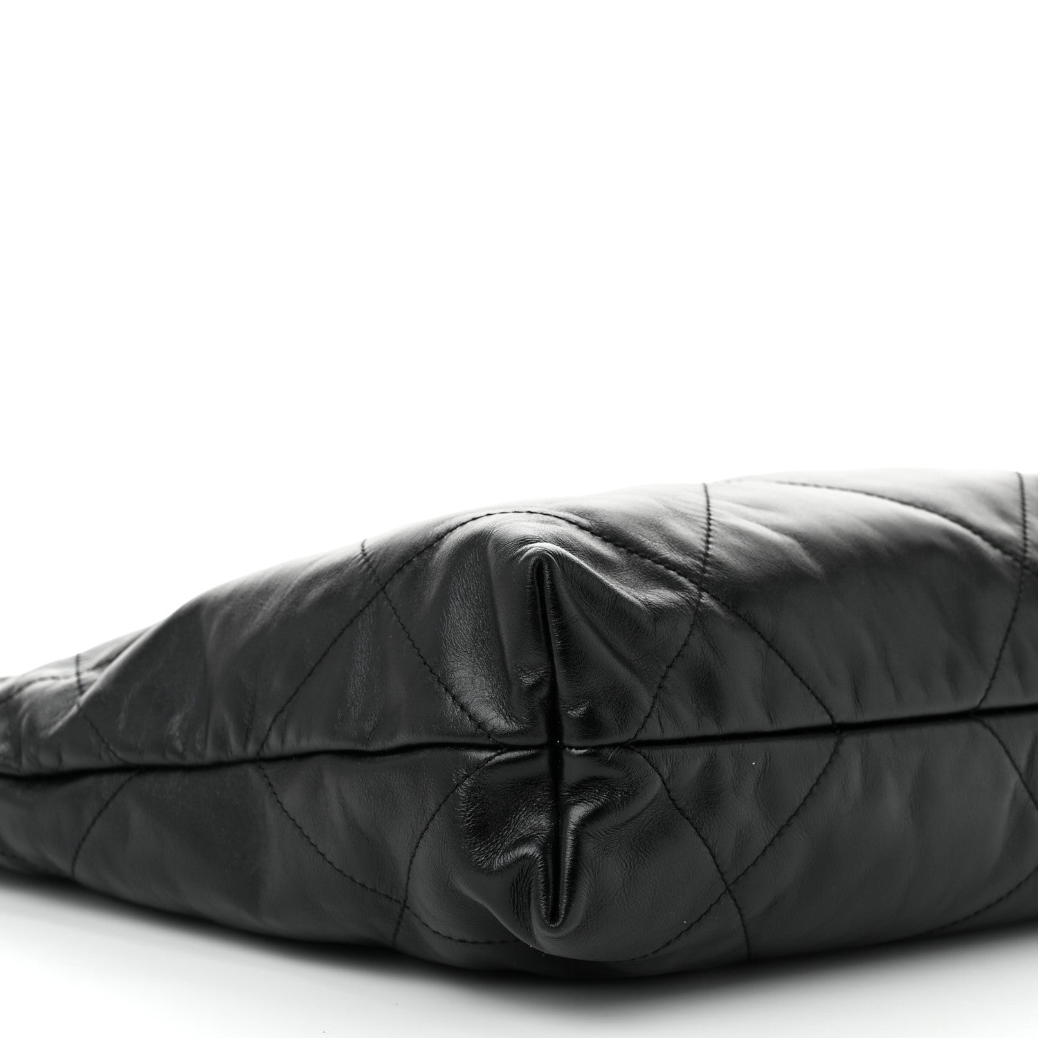 Chanel Shiny Calfskin Quilted Small Chanel 22 Black 10 of 11