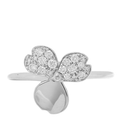 Tiffany Platinum Diamond Paper Flowers Ring 52 6 1 of 4