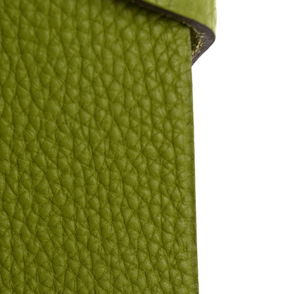 Hermes Togo Ulysse PM Notebook Cover Vert Anis 7 of 8