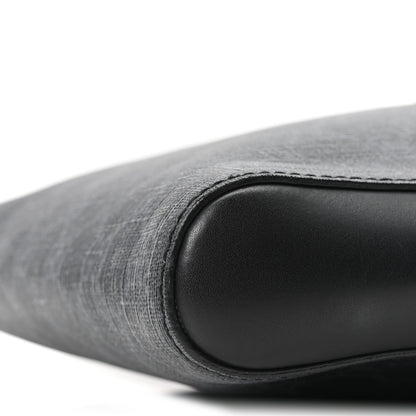 Gucci GG Supreme Monogram Web Small Flat Messenger Bag Black Grey 10 of 10