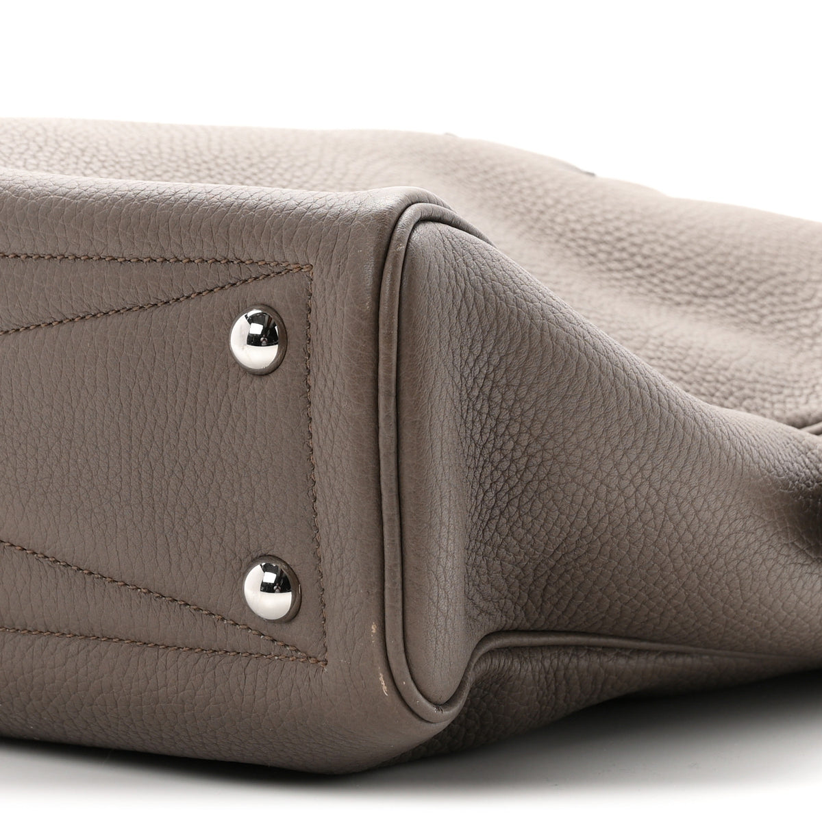 Hermes Taurillon Clemence Victoria II 12H Etoupe 10 of 10