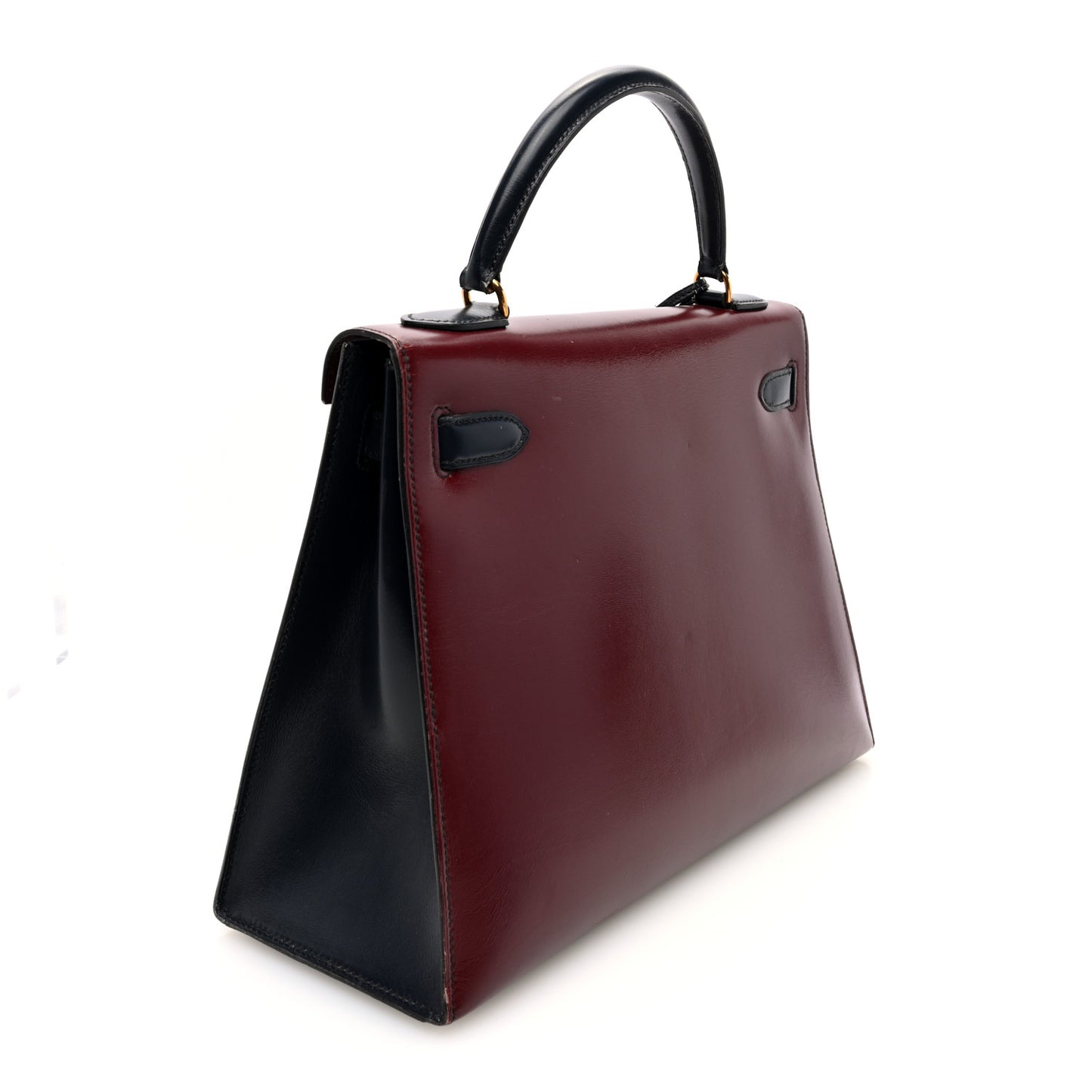 Box Tri-Color Kelly Sellier 32 Vert Fonce Rouge H Blue Indigo