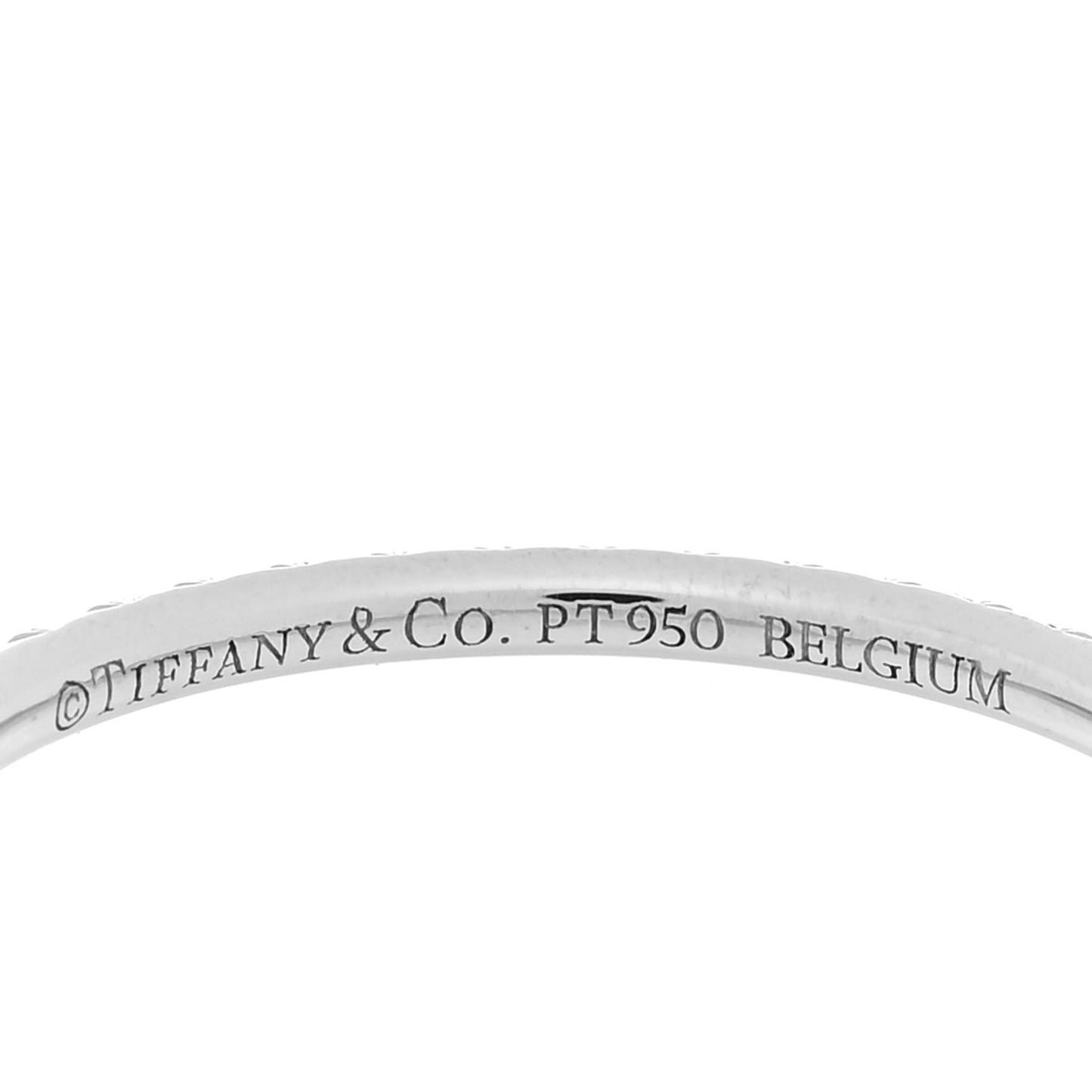 Platinum Diamond Metro Band Ring 54 6.75