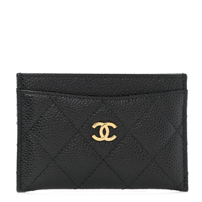 Chanel Caviar Quilted Card Holder Black 1 of 10