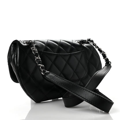 Chanel Calfskin Quilted CC Uniform Flap Belt Bag Black 2 of 9