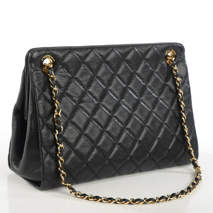 Chanel Caviar Quilted Timeless CC Tote Black 3 of 7