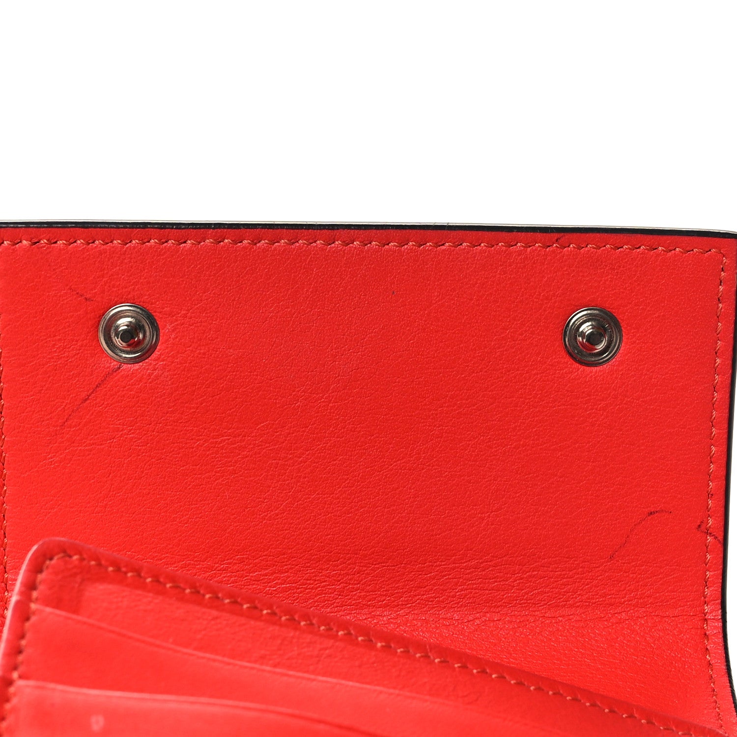 Celine Drummed Calfskin Small Multifunction Folded Wallet Dune 10 of 10