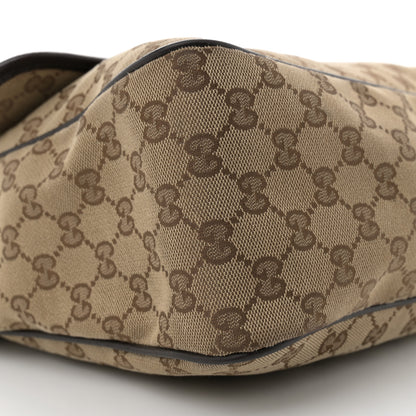Gucci Monogram Web Medium Flap Messenger Beige Dark Brown 9 of 10
