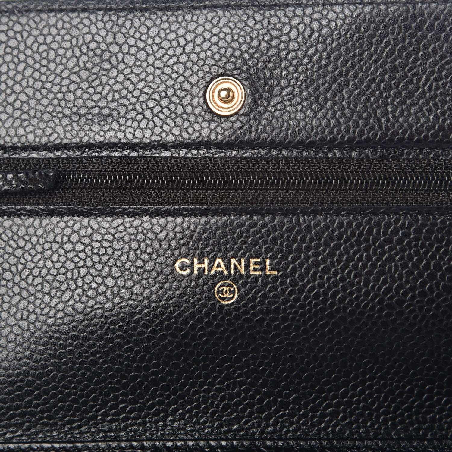 Chanel Caviar Quilted Wallet On Chain WOC Black 6 of 10
