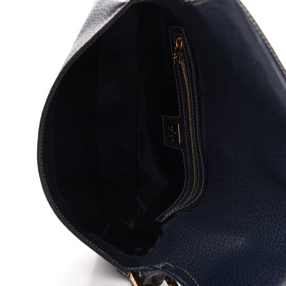 Fendi Boarskin Baguette Navy Blue 5 of 11