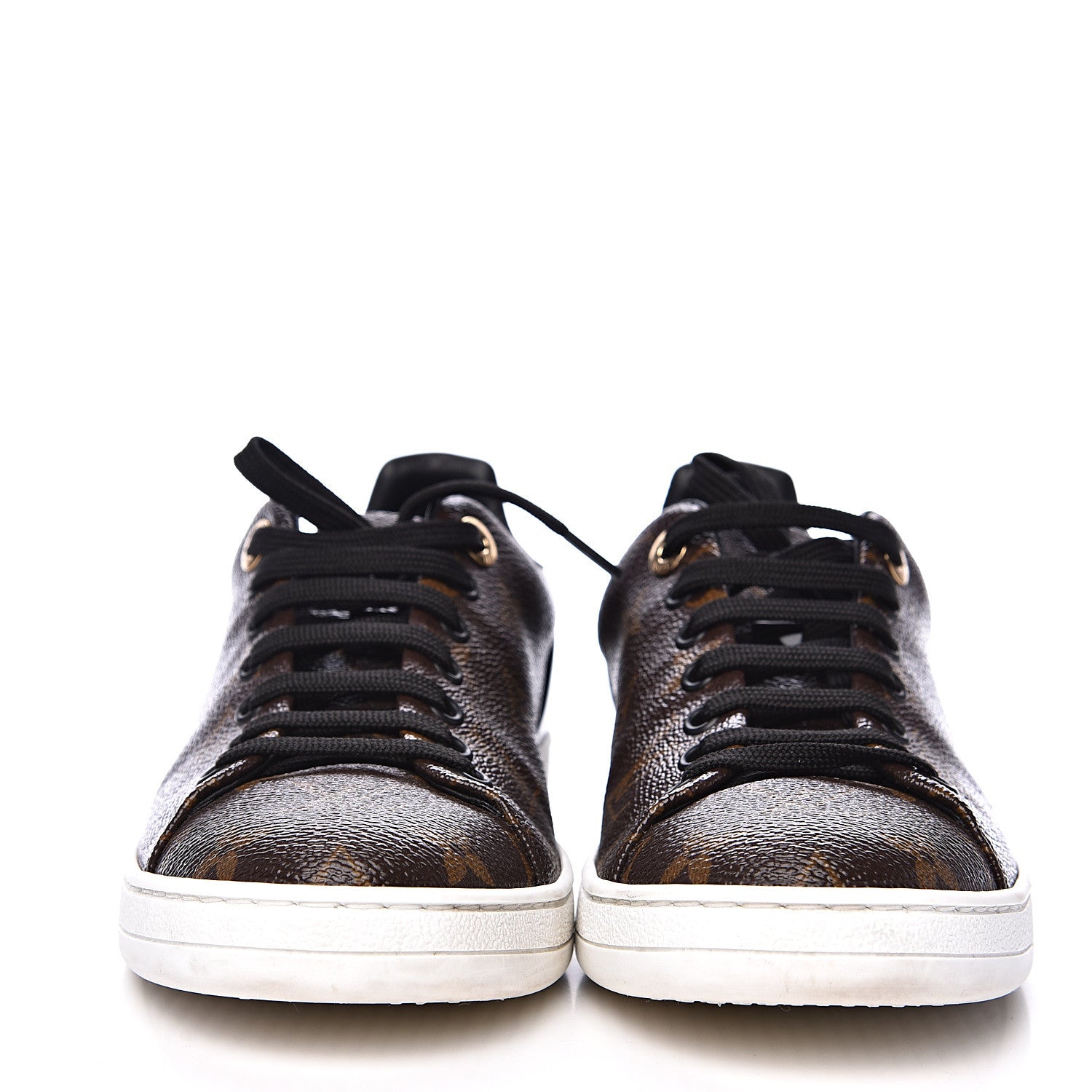 Louis Vuitton Patent Monogram Frontrow Sneakers 37.5 2 of 10