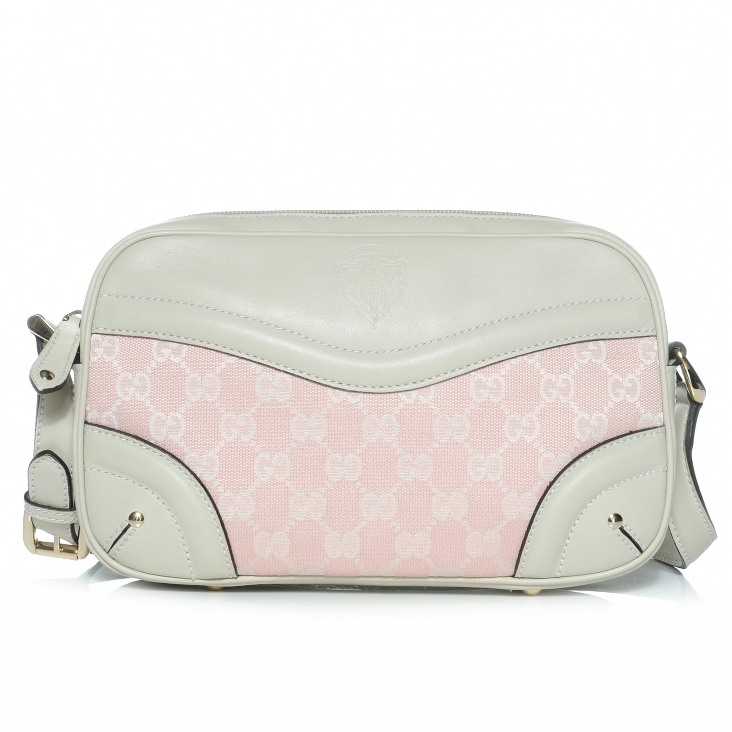 Monogram Crest Shoulder Bag Pink