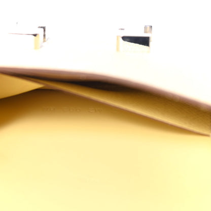 Hermes Epsom Constance Slim Wallet Jaune Poussin 8 of 9