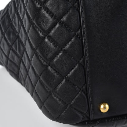 Chanel Glazed Crinkled Lambskin Large East West Flap Black 8 of 10