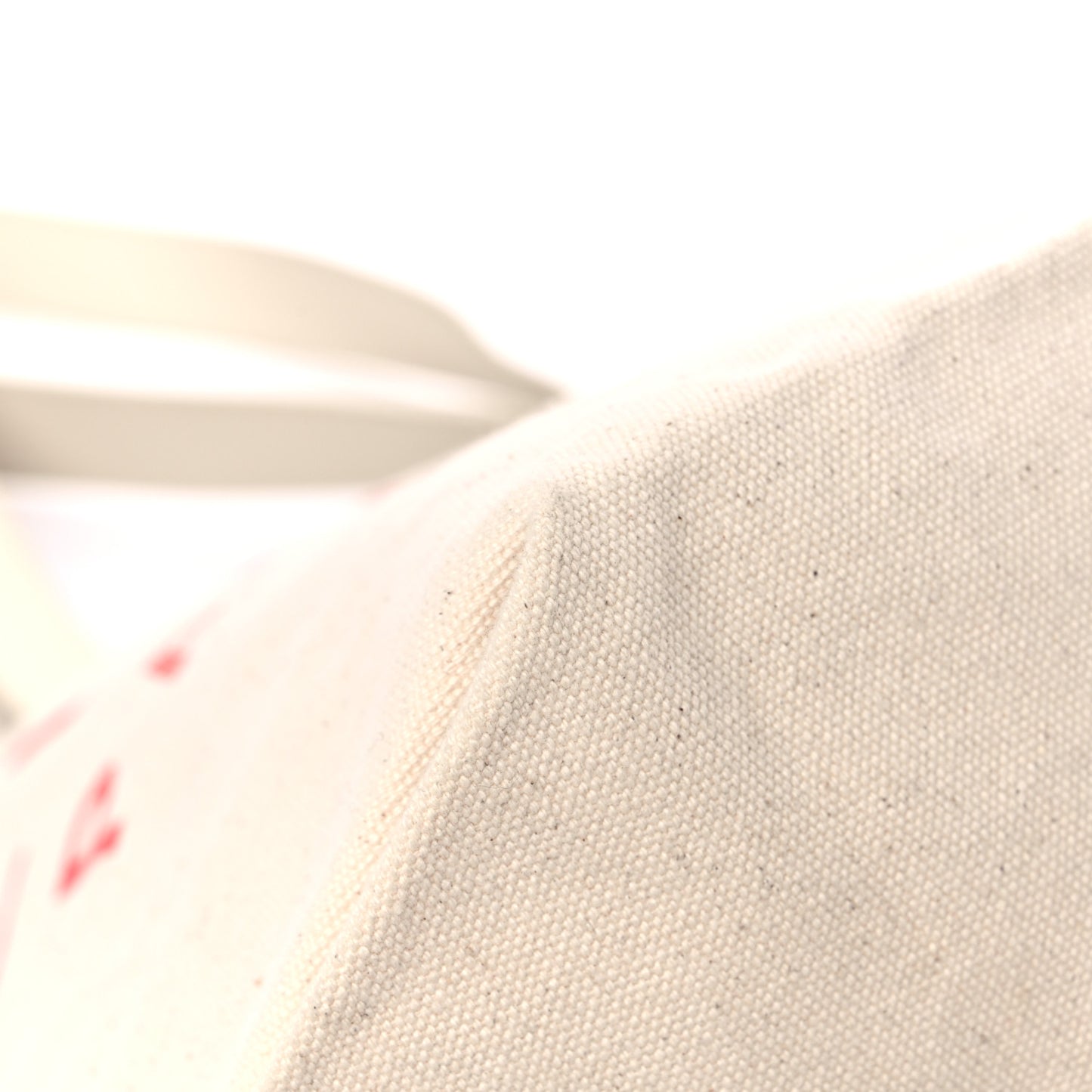 Textile Made In Tote Natural Red
