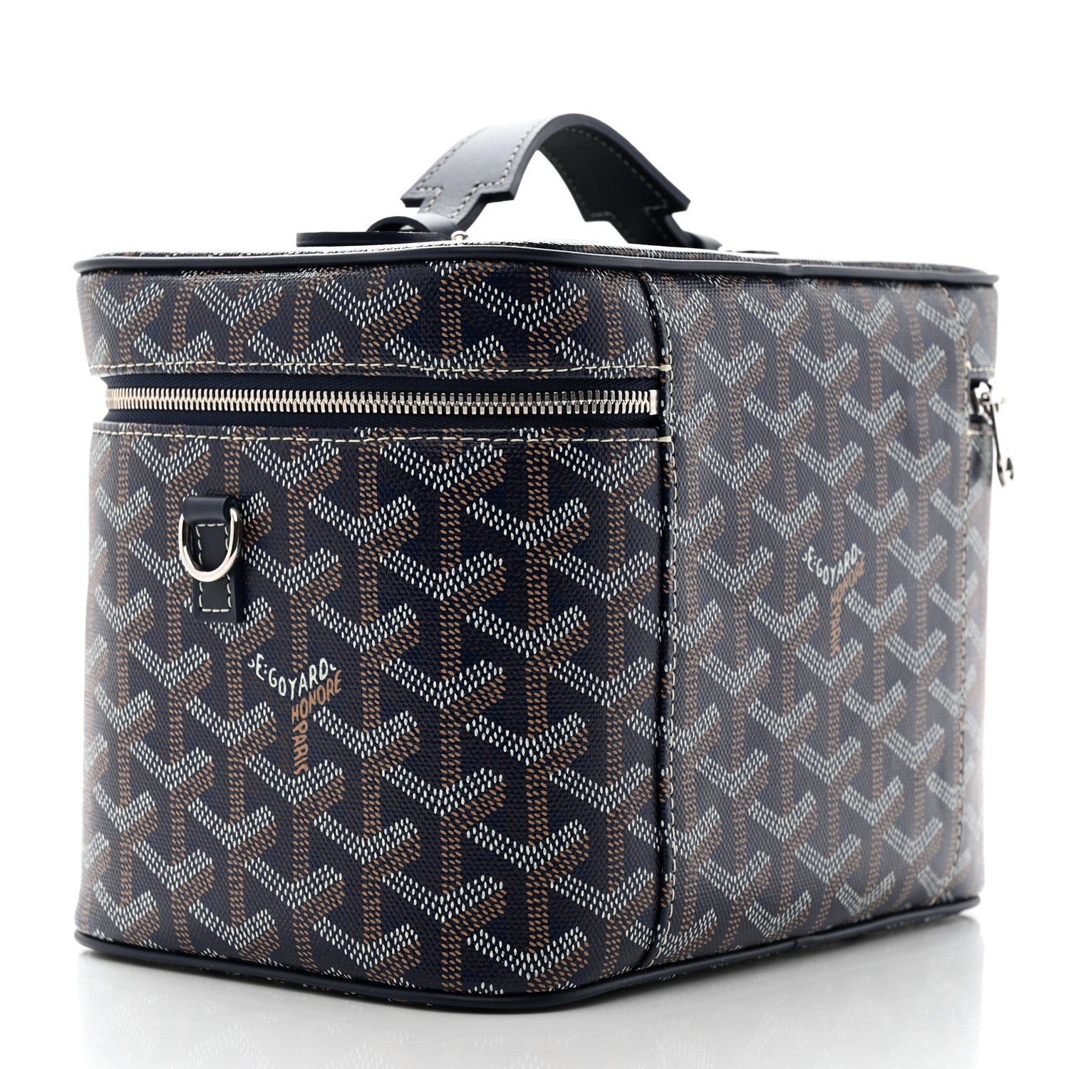 Goyard Goyardine Muse Vanity Case Navy 4 of 7