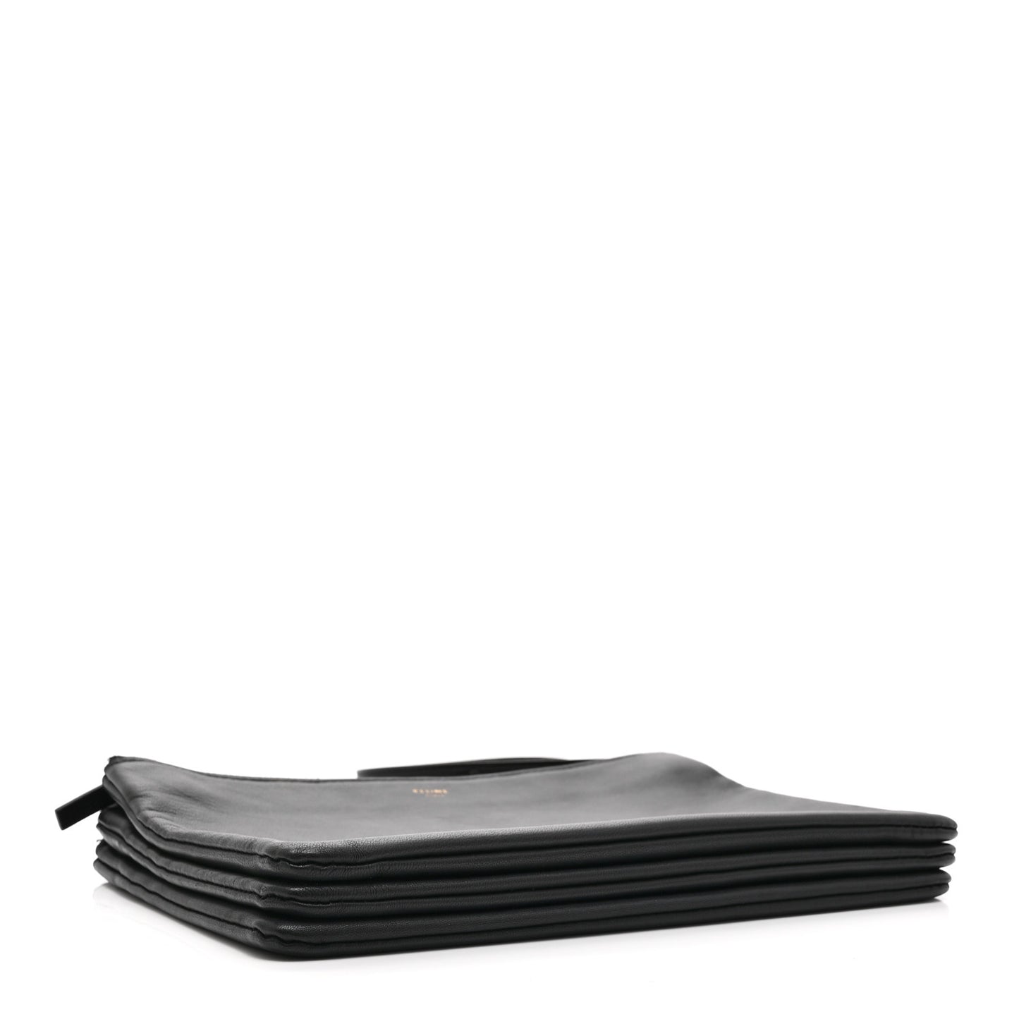 Liege Calfskin Large Trio Crossbody Bag Black