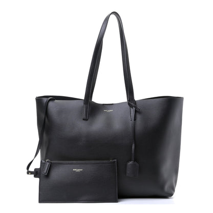 Saint Laurent Calfskin Large Shopping Tote Black 1 of 5
