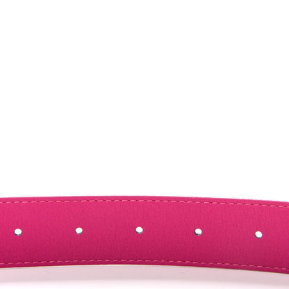 Louis Vuitton Calfskin Monogram 30mm LV Initiales Reversible Belt 80 32 Pink 4 of 5