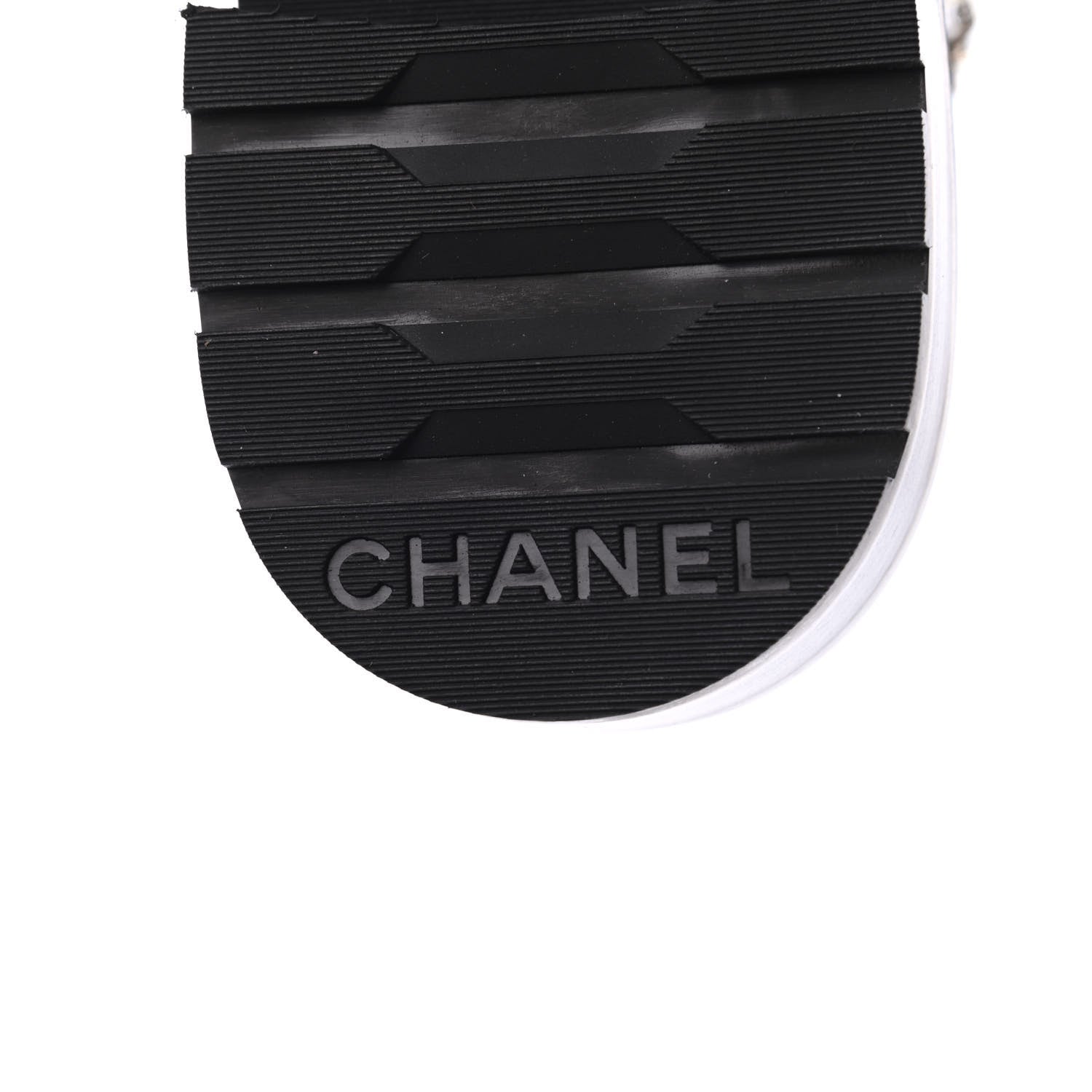Chanel Shiny Lambskin Quilted Lace Up Combat Boots 38 Black 7 of 9
