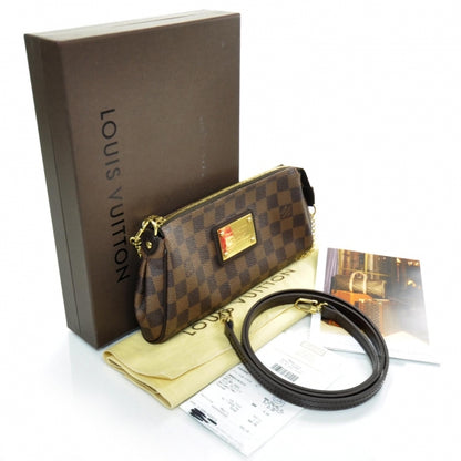 Louis Vuitton Damier Ebene Eva Clutch 4 of 9