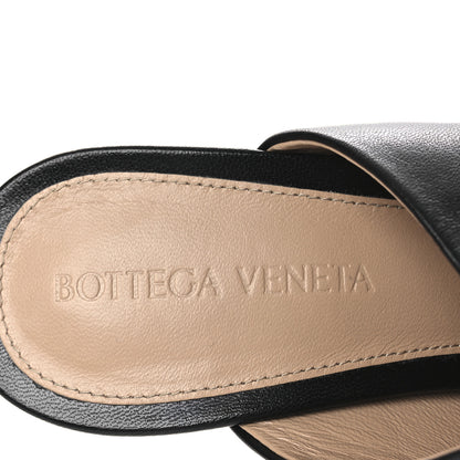 Bottega Veneta Lambskin Knot Mule Sandals 37 Black 9 of 9