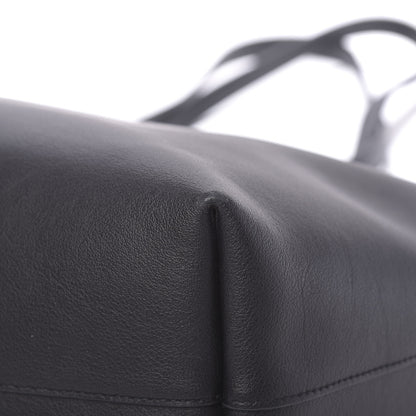 Saint Laurent Calfskin Large Shopping Tote Black 12 of 14
