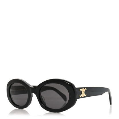 Celine Acetate Triomphe 01 Sunglasses CL 40194U Black 1 of 6