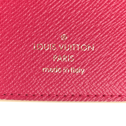 Louis Vuitton Damier Azur 2021 Christmas Animation Hollywood Victorine Wallet Fuchsia 6 of 7