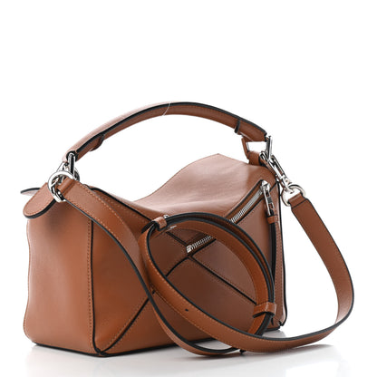Loewe Calfskin Small Puzzle Bag Tan 3 of 8
