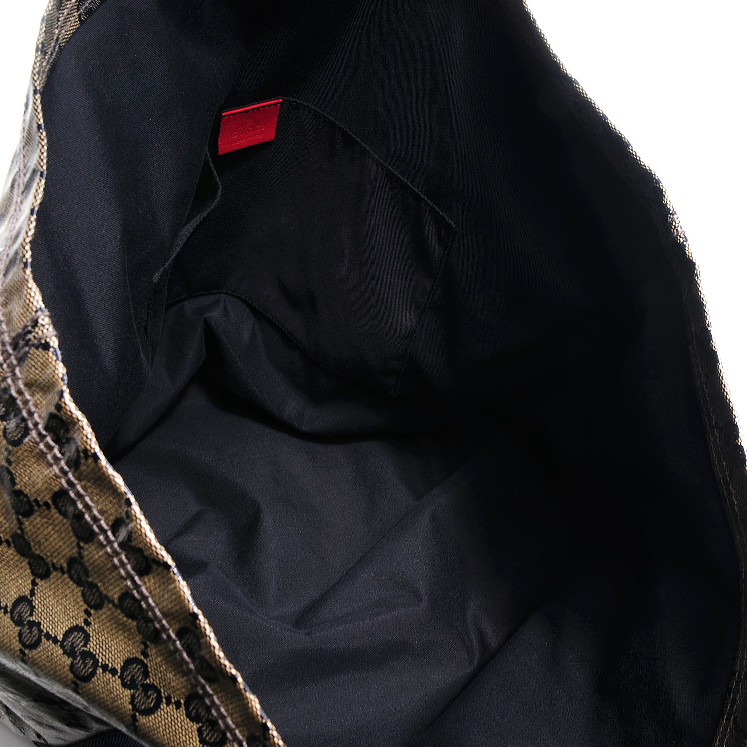 Gucci Crystal Monogram Medium Web Handle Vertical Tote Navy 5 of 7