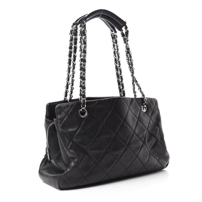 Chanel Caviar Quilted CC Timeless Soft Tote Black 3 of 17
