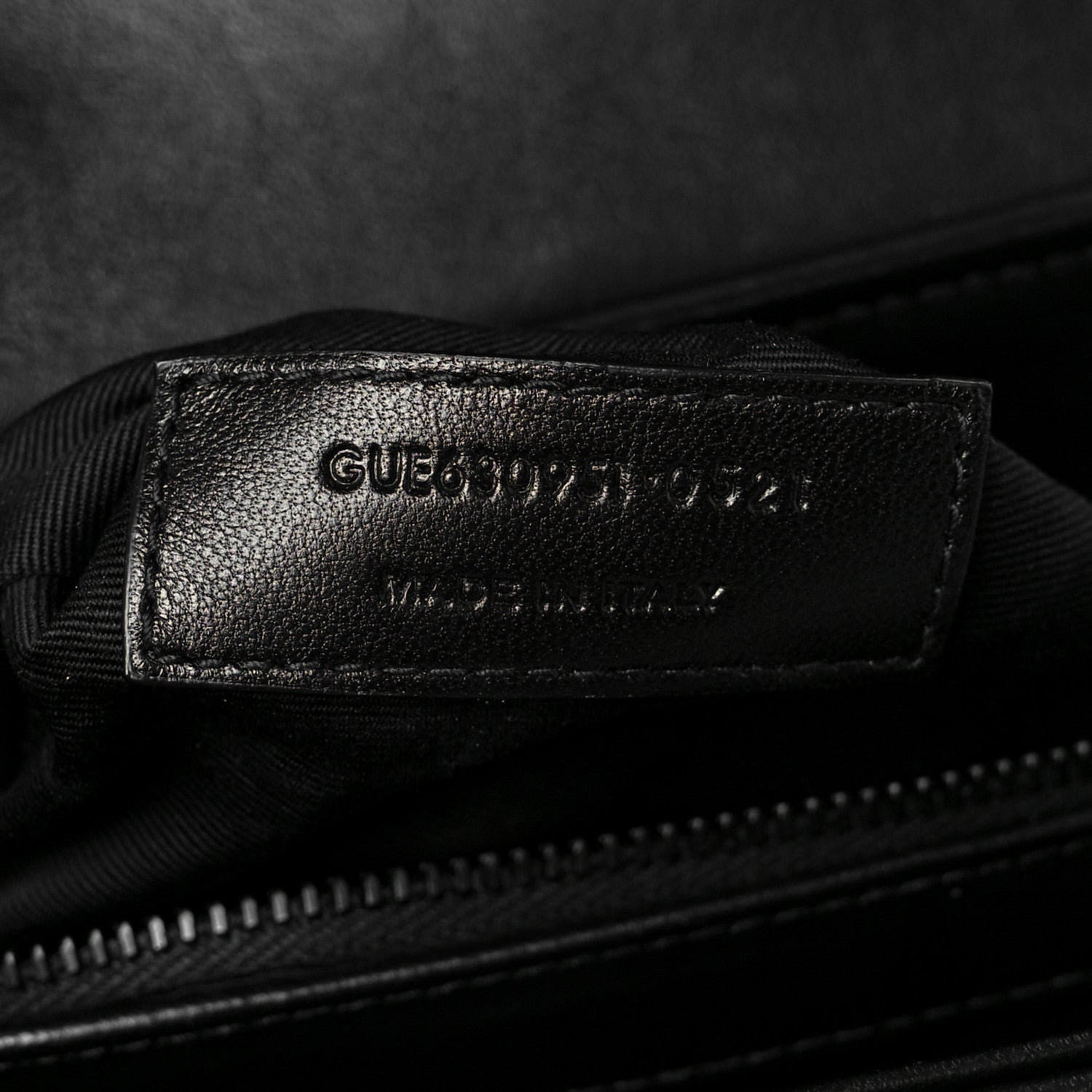 Saint Laurent Calfskin Y Quilted Monogram Monochrome Toy Loulou Crossbody Bag Black 8 of 11