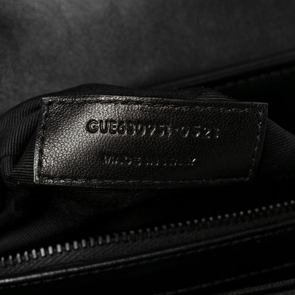Saint Laurent Calfskin Y Quilted Monogram Monochrome Toy Loulou Crossbody Bag Black 8 of 11